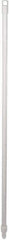 Remco - 61 x 1" Fiberglass Squeegee Handle - European Threaded Connection, White - USA Tool & Supply