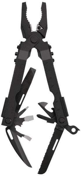 Gerber - 14 Piece, Multi-Tool Set - 6" OAL, 4-29/32" Closed Length - USA Tool & Supply