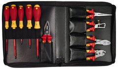 Wiha - 10 Piece Insulated Hand Tool Set - Comes in Tool Box - USA Tool & Supply