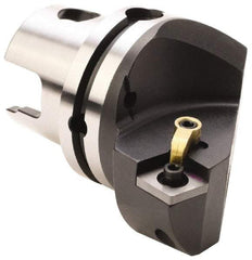 Kennametal - Right Hand Cut, Size KM80, CN.. Insert Compatiblity, Internal Modular Turning & Profiling Cutting Unit Head - 53mm Ctr to Cutting Edge, 70mm Head Length, Through Coolant, Series Kenloc - USA Tool & Supply