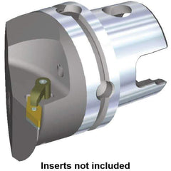 Kennametal - Right Hand Cut, Size KM80, VN.. Insert Compatiblity, Internal Modular Turning & Profiling Cutting Unit Head - 53mm Ctr to Cutting Edge, 70mm Head Length, Through Coolant, Series Kenloc - USA Tool & Supply