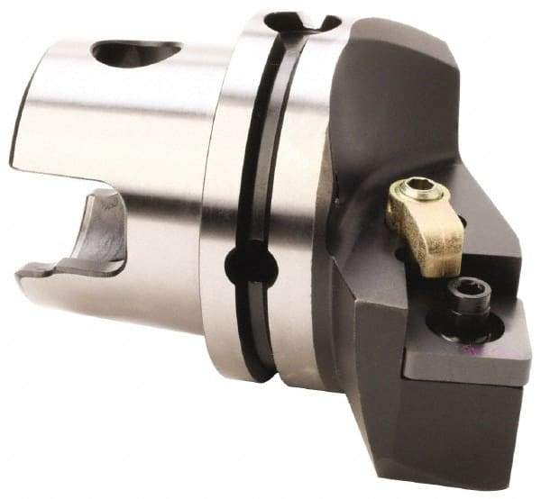 Kennametal - Left Hand Cut, Size KM80, SN.. Insert Compatiblity, External Modular Turning & Profiling Cutting Unit Head - 48mm Ctr to Cutting Edge, 70mm Head Length, Through Coolant, Series Kenloc - USA Tool & Supply