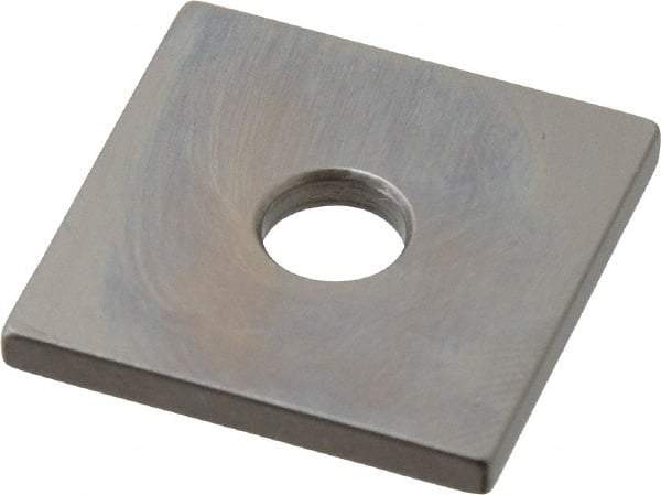 Mitutoyo - 0.102" Square Steel Gage Block - Accuracy Grade 0, Includes Certificate of Inspection - USA Tool & Supply