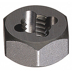 M6x1.0 377 Carbon Steel Hexagon Rethreading Die - USA Tool & Supply