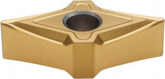 Seco - DNMP442 MF1 Grade CP200 Carbide Turning Insert - TiAlN/TiN Finish, 55° Diamond, 1/2" Inscr Circle, 1/4" Thick, 1/32" Corner Radius - USA Tool & Supply