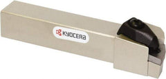 Kyocera - DWLN, Left Hand Cut, 95° Lead Angle, 3/4" Shank Height x 3/4" Shank Width, Negative Rake Indexable Turning Toolholder - 4-1/2" OAL, WN_G33, WN_M33 Insert Compatibility, Series DWLN - USA Tool & Supply