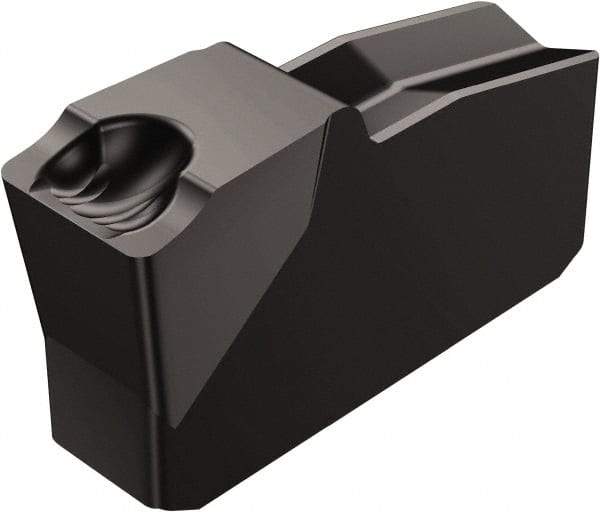 Sandvik Coromant - 40040N151.2 5G Grade 3020, 4mm Cutting Width Carbide Grooving Insert - Neutral, 0.3mm Corner Radius, TiCN/Al2O3 Finish - USA Tool & Supply