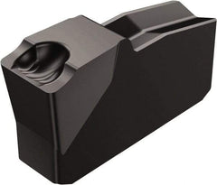 Sandvik Coromant - 40040N151.2 5G Grade 3020, 4mm Cutting Width Carbide Grooving Insert - Neutral, 0.3mm Corner Radius, TiCN/Al2O3 Finish - USA Tool & Supply