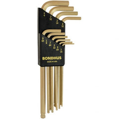 Bondhus - Hex Key Sets Tool Type: Hex Handle Type: L-Key Long Arm - USA Tool & Supply