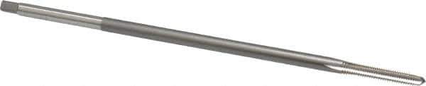 Kennametal - #10-32 UNF 4 Flute H3 Bright Finish High Speed Steel Hand Extension Tap - Plug Chamfer, 6" OAL, 2B/3B Class of Fit - Exact Industrial Supply
