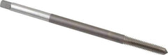 Kennametal - 5/16-18 UNC 4 Flute H3 Bright Finish High Speed Steel Hand Extension Tap - Plug Chamfer, 6" OAL, 2B/3B Class of Fit - Exact Industrial Supply