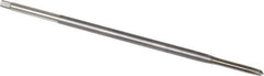 Kennametal - #10-32 UNF 2 Flute H3 Bright Finish High Speed Steel Spiral Point Extension Tap - Plug Chamfer, 6" OAL, 2B/3B Class of Fit - USA Tool & Supply