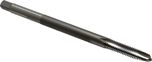 Kennametal - 3/8-16 UNC 3 Flute H3 Bright Finish High Speed Steel Spiral Point Extension Tap - Plug Chamfer, 6" OAL, 2B/3B Class of Fit - USA Tool & Supply