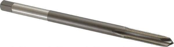 Kennametal - 3/8-24 UNF 3 Flute H3 Bright Finish High Speed Steel Spiral Point Extension Tap - Plug Chamfer, 6" OAL, 2B/3B Class of Fit - Exact Industrial Supply