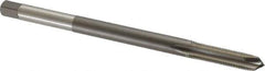 Kennametal - 3/8-24 UNF 3 Flute H3 Bright Finish High Speed Steel Spiral Point Extension Tap - Plug Chamfer, 6" OAL, 2B/3B Class of Fit - Exact Industrial Supply