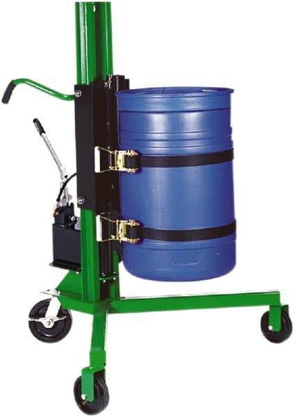 Valley Craft - 1,000 Lb Load Capacity, 30, 55 & 85 Gal Drum Lifter - For 30 Gal, 55 Gal & 85 Gal Drums - USA Tool & Supply