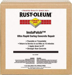 Rust-Oleum - 1 Gal Bottle Concrete Repair/Resurfacing - Gray, 230 Sq Ft Coverage, Polyethylene - USA Tool & Supply