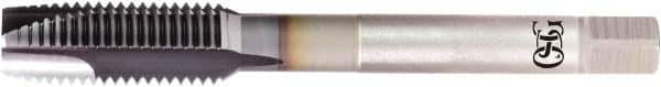 OSG - 9/16-24 UNEF, 3 Flute, V Finish, Powdered Metal Spiral Point Tap - Plug Chamfer, Right Hand Thread, 100mm OAL, 25.4mm Thread Length, 0.429" Shank Diam, 3B Class of Fit, Series 16515 - Exact Industrial Supply