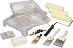 Ability One - Trim Paint Roller Kit - Includes Paint Tray, Roller Cover & Frame - USA Tool & Supply
