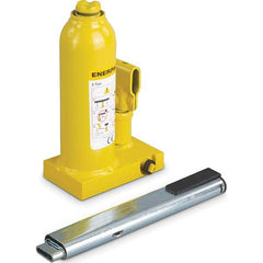 Enerpac - Manual Bottle, Screw, Ratchet & Hydraulic Jacks Type: Hydraulic Bottle Jack Load Capacity (Ton): 5 (Inch) - USA Tool & Supply