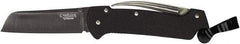 Clauss - 2-3/4" Blade, Drop Point Folding Knife - G-10, 1 Blade, 1 Edge - USA Tool & Supply