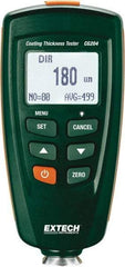 Extech - 19.69 to 49.21 mil Coating Thickness Gage - For Use with Ferrous/Nonferrous Bases - USA Tool & Supply