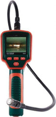 Extech - Video Borescope - 17 mm Probe Diameter, 2.4 Inch LCD Display, 480 x 234 Resolution - USA Tool & Supply