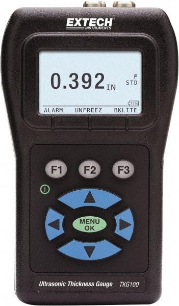 Extech - 0.02" to 20" Measurement, 0.001" Resolution Electronic Thickness Gage - USA Tool & Supply