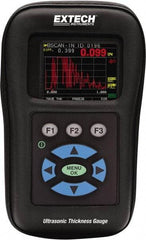 Extech - 0.02" to 20" Measurement, 0.001" Resolution Electronic Thickness Gage - USA Tool & Supply