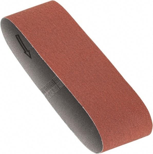 Porter-Cable - 3" Wide x 21" OAL, 40 Grit, Aluminum Oxide Abrasive Belt - Aluminum Oxide, Coarse, Coated, X Weighted Cloth Backing, Dry - USA Tool & Supply