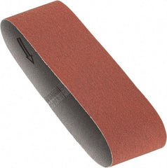 Porter-Cable - 3" Wide x 24" OAL, 120 Grit, Aluminum Oxide Abrasive Belt - Aluminum Oxide, Fine, Coated, X Weighted Cloth Backing, Dry - USA Tool & Supply