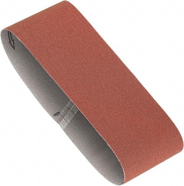 Porter-Cable - 4" Wide x 24" OAL, 40 Grit, Aluminum Oxide Abrasive Belt - Aluminum Oxide, Coarse, Coated, X Weighted Cloth Backing, Dry - USA Tool & Supply