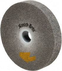 3M - 6" Diam, 2" Face Width, 1" Center Hole, Fine Grade, Silicon Carbide Deburring Wheel - Convolute, Soft Density 9 Grade, 6,000 RPM - USA Tool & Supply