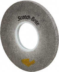 3M - 8" Diam, 1/2" Face Width, 3" Center Hole, Fine Grade, Silicon Carbide Deburring Wheel - Convolute, Soft Density 9 Grade, 4,500 RPM - USA Tool & Supply