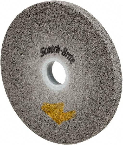 3M - 6" Diam, 1" Face Width, 1" Center Hole, Fine Grade, Silicon Carbide Deburring Wheel - Convolute, Soft Density 9 Grade, 6,000 RPM - USA Tool & Supply