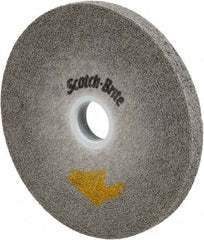3M - 6" Diam, 1" Face Width, 1" Center Hole, Fine Grade, Silicon Carbide Deburring Wheel - Convolute, Soft Density 9 Grade, 6,000 RPM - USA Tool & Supply