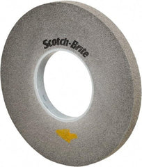 3M - 12" Diam, 1/2" Face Width, 5" Center Hole, Fine Grade, Silicon Carbide Deburring Wheel - Convolute, Soft Density 9 Grade, 3,000 RPM - USA Tool & Supply