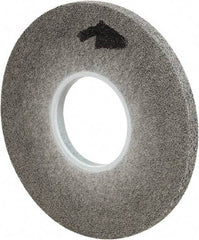 3M - 8" Diam, 1/2" Face Width, 3" Center Hole, Fine Grade, Silicon Carbide Deburring Wheel - Convolute, Soft Density 9 Grade, 4,500 RPM - USA Tool & Supply