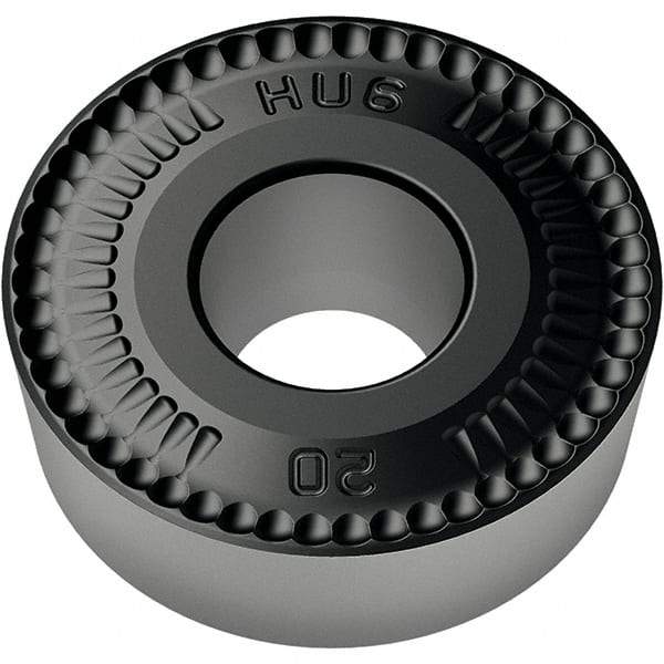 Walter - RCMX2507M0 HU6 Grade WPP20S Carbide Turning Insert - TiCN/Al2O3/TiN Finish, Round, 25mm Inscr Circle, 5/16" Thick - USA Tool & Supply