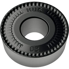 Walter - RCMX2507M0 HU6 Grade WPP20S Carbide Turning Insert - TiCN/Al2O3/TiN Finish, Round, 25mm Inscr Circle, 5/16" Thick - USA Tool & Supply
