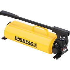 Enerpac - Manual Hydraulic Pumps Number of Stages: 2.000 Oil Volume Per Stroke (Cu. In.): 1.00 - USA Tool & Supply