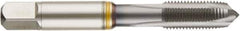 Guhring - 3/4-16 UNF, TiCN Finish, Cobalt Spiral Point Tap - Plug Chamfer, Right Hand Thread, 4-1/4" OAL, 0.984" Thread Length, 0.59" Shank Diam, 2B/3B Class of Fit, Series 4406 - Exact Industrial Supply