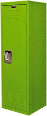 Hallowell - 1 Door, 1 Tier, Kid & Teen Lockers - USA Tool & Supply