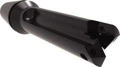 Allied Machine and Engineering - Series 0, 33/64 to 11/16" Diam, ER16 ER Collet, Straight Flute Spade Drill - 1-3/8" Max Depth, 1-57/64" Body Length, 3-5/64" OAL, Short Length, Through Coolant - USA Tool & Supply