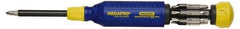 Megapro - Bit Screwdriver - Phillips, Slotted, Torx, Square, with Storage - USA Tool & Supply