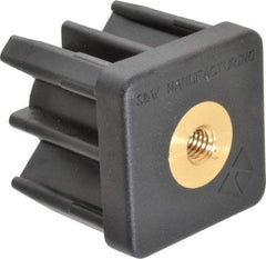 Gibraltar - 2" Tube, 3/8-16 Thread, 1,800 Lb Capacity, Square Tube End - 0.065" Tube Wall, 2" Square - USA Tool & Supply