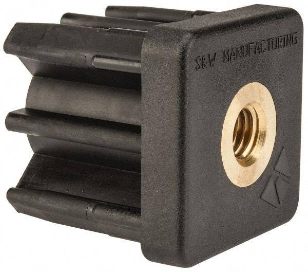 Gibraltar - 2" Tube, 1/2-13 Thread, 1,800 Lb Capacity, Square Tube End - 0.109/0.12" Tube Wall, 2" Square - USA Tool & Supply