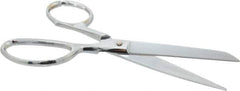 Heritage Cutlery - 3" LOC, 7" OAL Stainless Steel Standard Shears - Straight Handle, For General Purpose Use - USA Tool & Supply