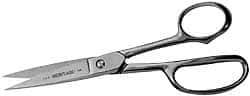 Heritage Cutlery - 3" LOC, 8" OAL Stainless Steel Standard Shears - Ambidextrous, Straight Handle, For General Purpose Use - USA Tool & Supply