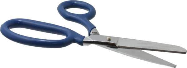 Heritage Cutlery - 2-3/16" LOC, 6-1/4" OAL Standard Shears - Bent Handle, For General Purpose Use - USA Tool & Supply